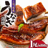 三河一色産うなぎ蒲焼 国産 頭なし約160g 特大サイズ 選べるサイズ 1尾〜10尾 タレ・山椒付き