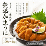 尾張まるはち うに 無添加 刺身用 【選べるサイズ】100g～1kg